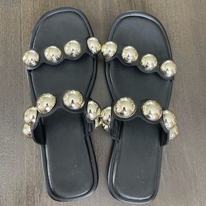 A New Day Silver Bulb Sandals